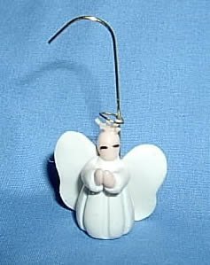 Miniature Angel Ornament handmade clay figurine