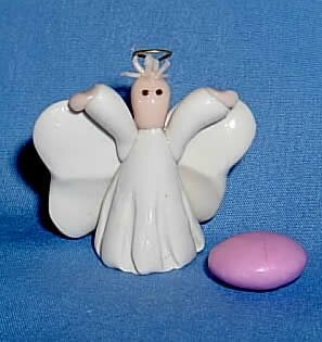 Inspirational Rejoicing Angel Figurine - Handcrafted Miniature