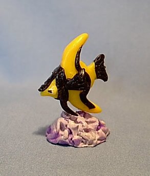 Yellow Tropical Fish Miniature Unique Gift