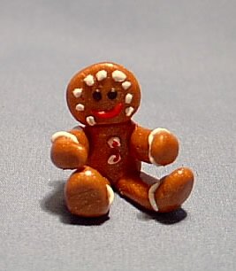 Unique Miniature Handmade Gingerbread Man