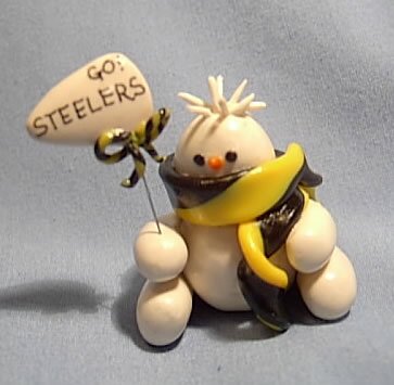 Steelers Snowman - Unique Sport Gift for Steelers Fans