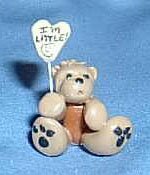 "I'm Little" Teddy Bear Miniature Unique Gift
