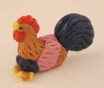 Rooster Miniature Farm Animal Unique Gift