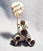 Zebra Miniature Zoo Animal Unique Gift